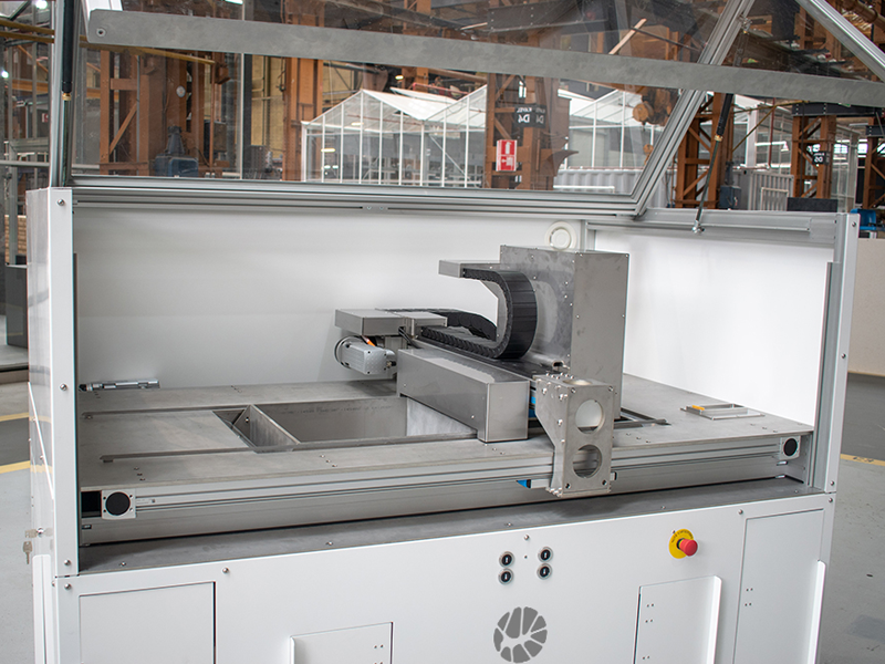 El espacio de construcción de la impresora 3D Armadillo White